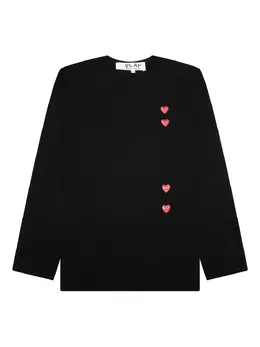 Comme Des Garçons Play: Футболка  Heart с принтом
