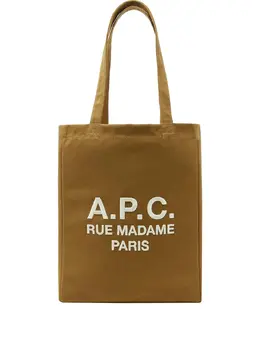 A.P.C.: Коричневая сумка-шоппер  Rue Madame