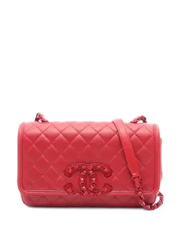 CHANEL Pre-Owned: Красная сумка 