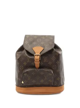 Louis Vuitton Pre-Owned: Коричневый рюкзак 