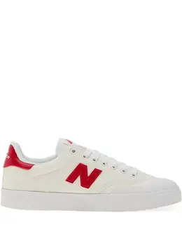 New Balance: Белые кроссовки 