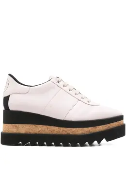Stella McCartney: Розовые кроссовки  Sneak Elyse