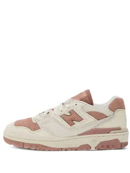 New Balance: Белые кроссовки  550
