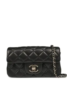 CHANEL Pre-Owned: Чёрная сумка 