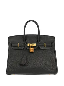Hermès Pre-Owned: Чёрная сумка-шоппер 