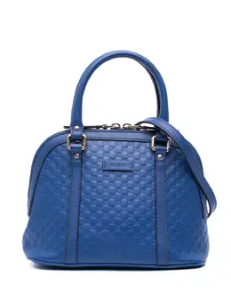 Gucci Pre-Owned: Голубая сумка 