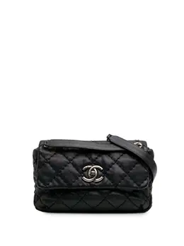 CHANEL Pre-Owned: Голубая сумка 