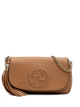 Gucci Pre-Owned: Коричневая сумка через плечо 