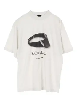 Balenciaga Pre-Owned: Очки с принтом 