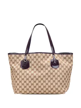 Gucci Pre-Owned: Коричневая сумка-шоппер 