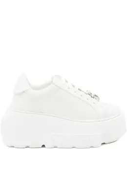 Casadei: Белые кроссовки 