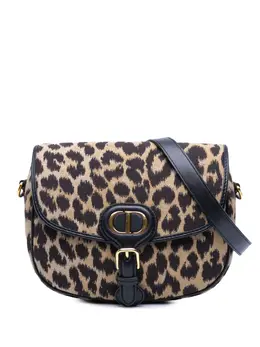 Christian Dior Pre-Owned: Сумка через плечо с леопардовым принтом 
