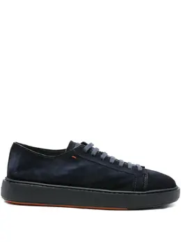 Santoni: Синие кроссовки 