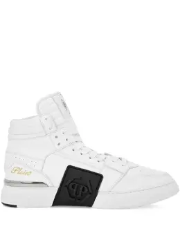 Philipp Plein: Белые кроссовки  Phantom Kicks