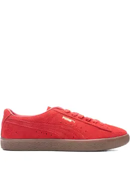 PUMA: Красные кроссовки  Suede
