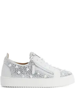 Giuseppe Zanotti: Белые кроссовки  Gail