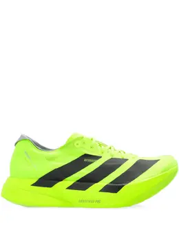 adidas: Зелёные кроссовки  Adizero Adios