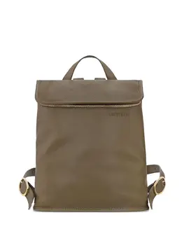 Longchamp: Зелёный рюкзак  Le Foulonné