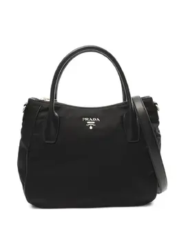 Prada Pre-Owned: Чёрная сумка-шоппер 