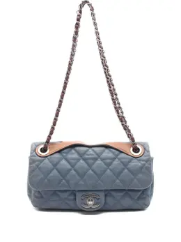 CHANEL Pre-Owned: Голубая сумка 