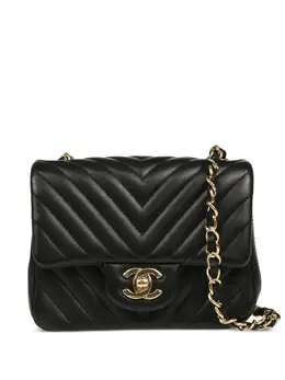 CHANEL Pre-Owned: Чёрная сумка 