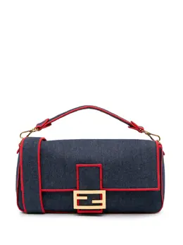 Fendi Pre-Owned: Голубая сумка 