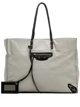 Balenciaga Pre-Owned: Серебристая сумка-шоппер 