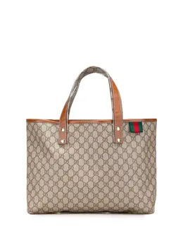 Gucci Pre-Owned: Коричневая сумка-шоппер 