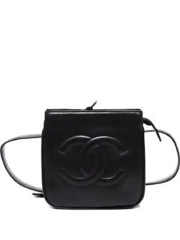 CHANEL Pre-Owned: Чёрная поясная сумка 