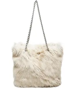 Prada Pre-Owned: Серебристая сумка-шоппер 
