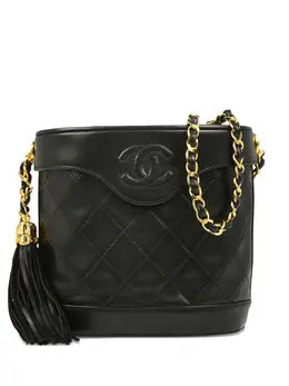 CHANEL Pre-Owned: Чёрная сумка 