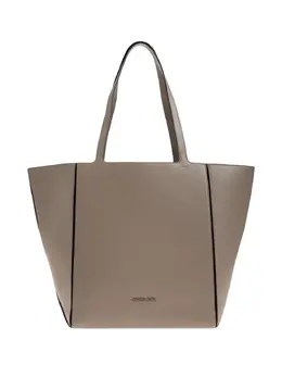 Michael Michael Kors: Бежевая сумка-шоппер 