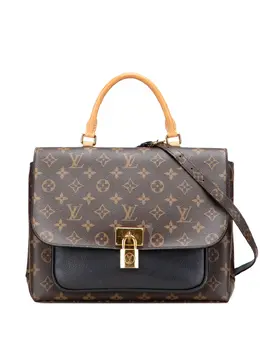 Louis Vuitton Pre-Owned: Чёрная сумка 