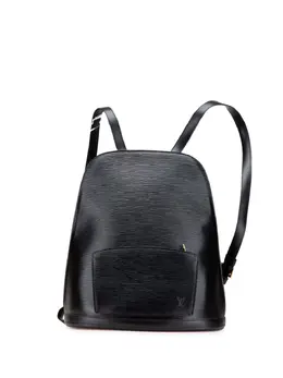 Louis Vuitton Pre-Owned: Чёрный рюкзак 