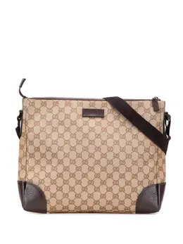 Gucci Pre-Owned: Коричневая сумка через плечо 