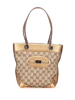 Gucci Pre-Owned: Коричневая сумка-шоппер 