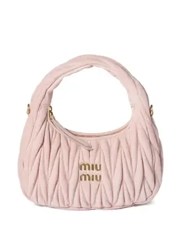 Miu Miu: Розовая сумка-шоппер 