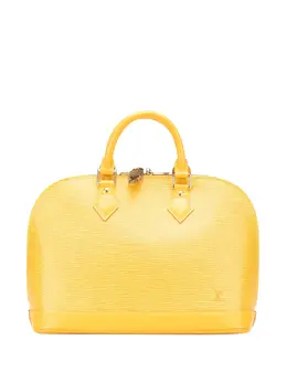 Louis Vuitton Pre-Owned: Жёлтая сумка 