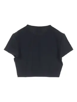 CHANEL Pre-Owned: Чёрная футболка 