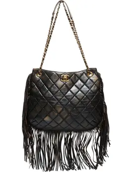 CHANEL Pre-Owned: Чёрная сумка 