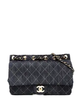 CHANEL Pre-Owned: Синяя сумка 