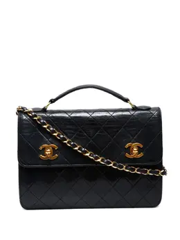 CHANEL Pre-Owned: Чёрная сумка 