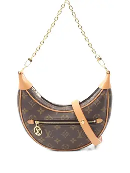 Louis Vuitton Pre-Owned: Коричневая сумка 