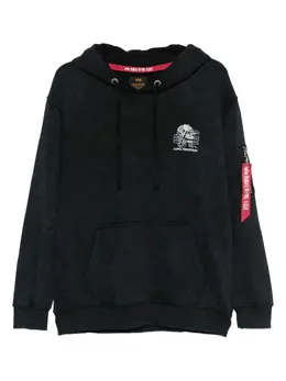 Alpha Industries: Чёрная толстовка 