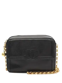 CHANEL Pre-Owned: Чёрная сумка 