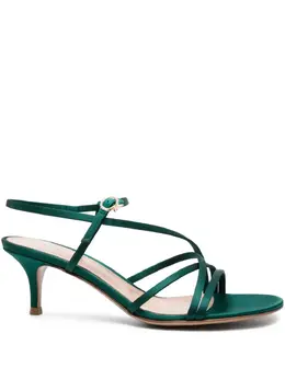 Gianvito Rossi: Тёмные сандалии 