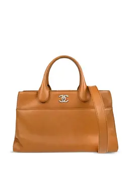 CHANEL Pre-Owned: Коричневая сумка-шоппер 