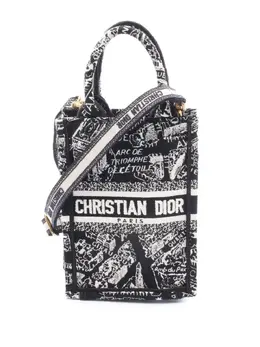 Christian Dior Pre-Owned: Чёрная сумка-шоппер 