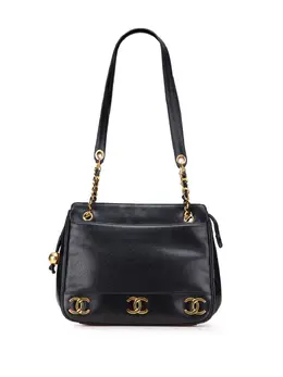 CHANEL Pre-Owned: Чёрная сумка 