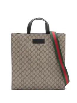 Gucci Pre-Owned: Бежевая сумка-шоппер 